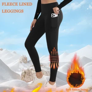 Women's Winter Warm Leggings Tummy Control