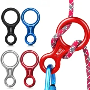 Aluminum Alloy  Climbing Descender Rope -Rigging