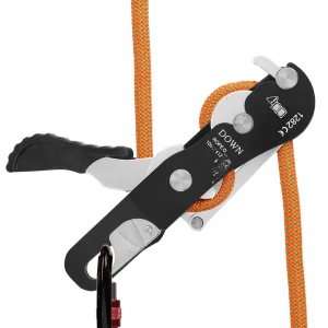 Descender Self braking Stop Rope Clamp Grab