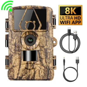 8K WiFi Waterproof Trail Camera